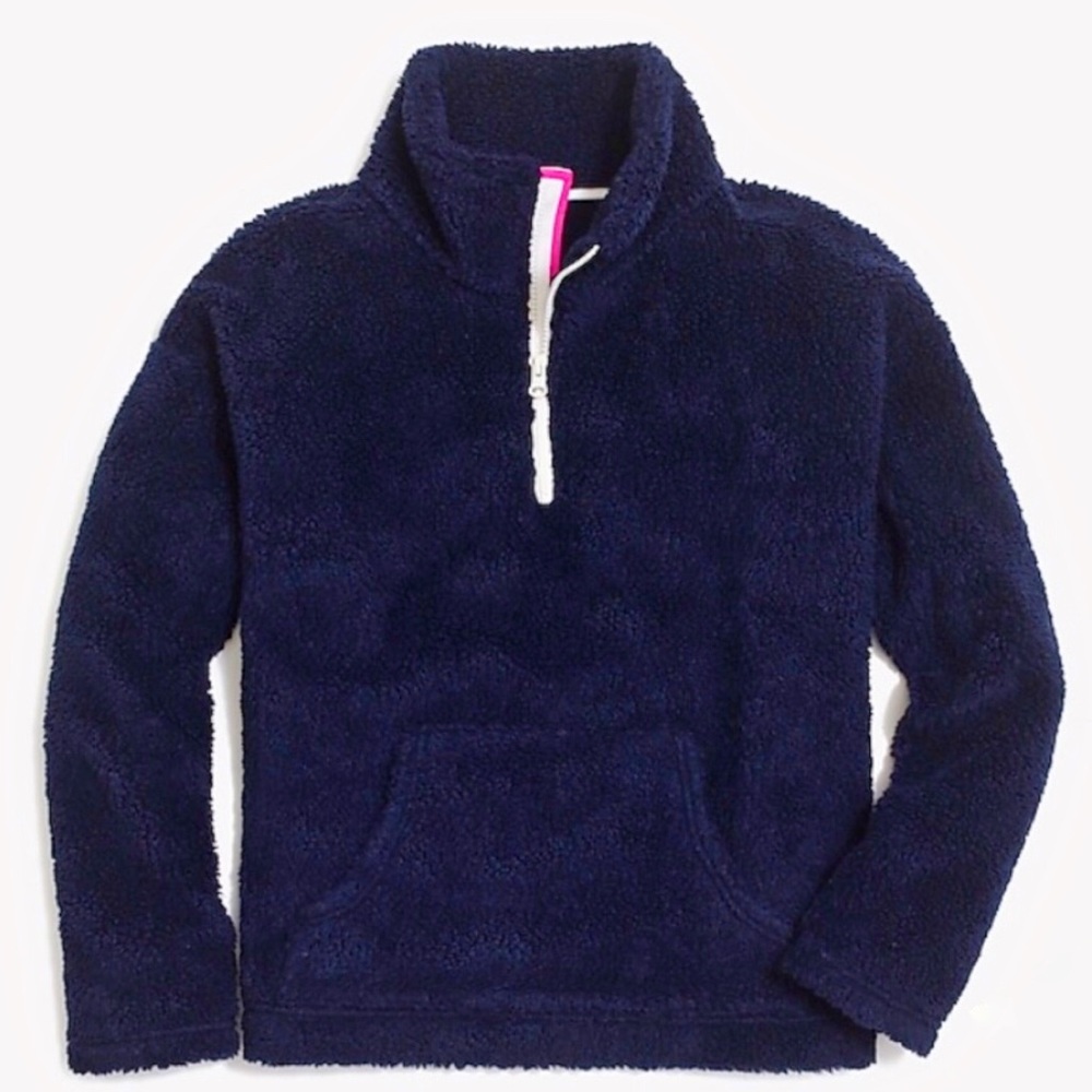 NWT Jcrew Popover Sherpa